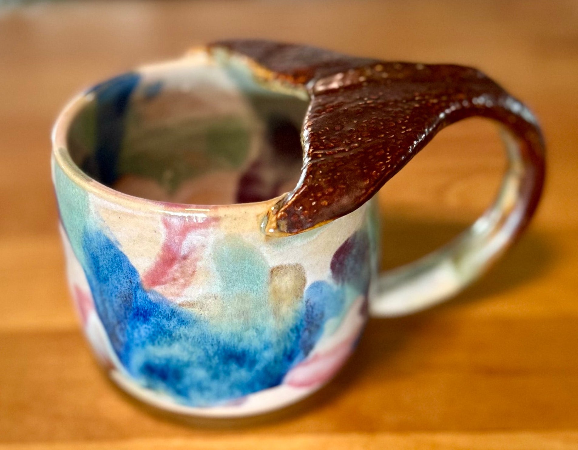 The Whale Mug: Rainbow Tide